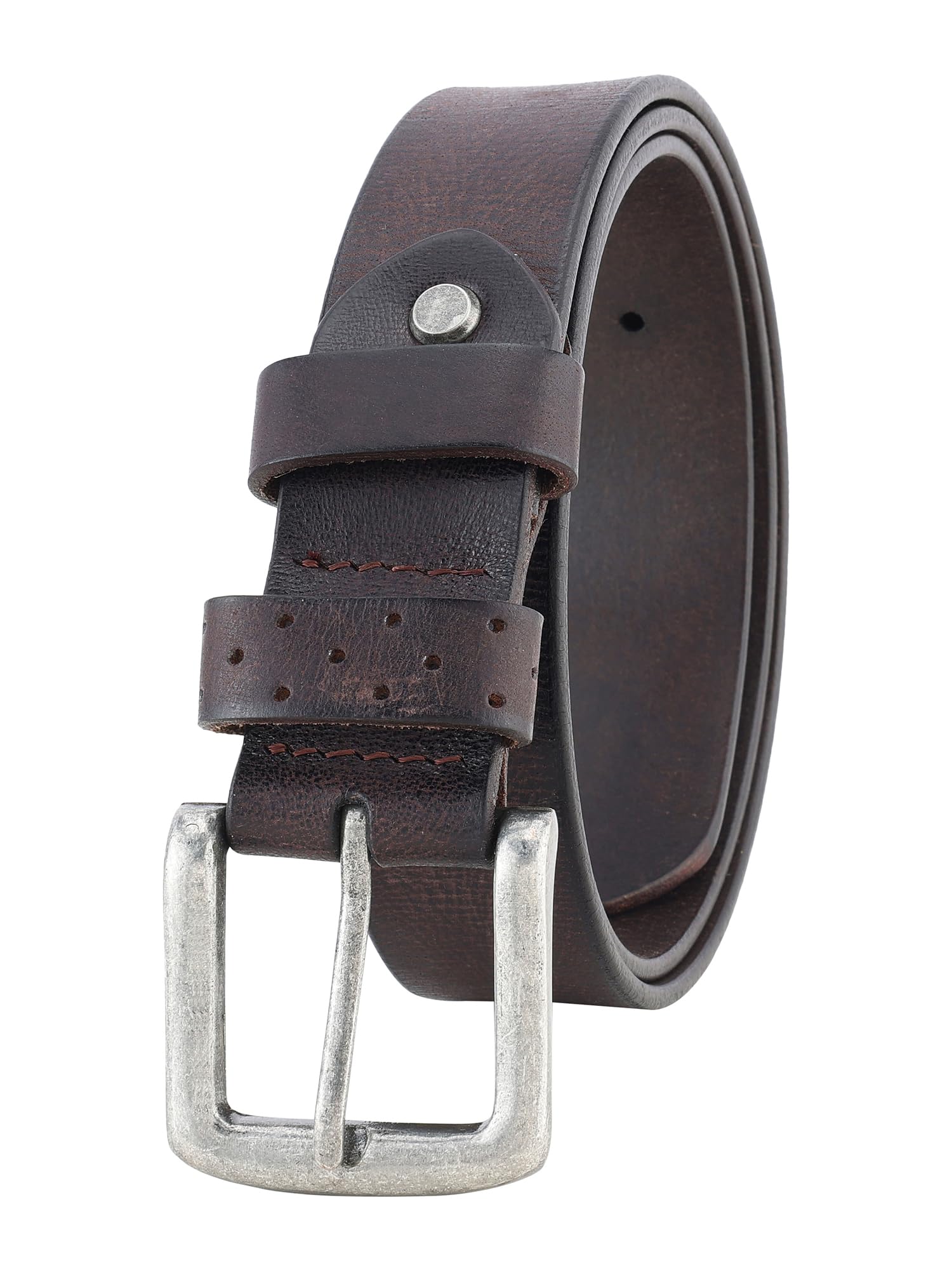 aditi wasan Genuine Leather Casual Men's Belt - Brown-picture-13