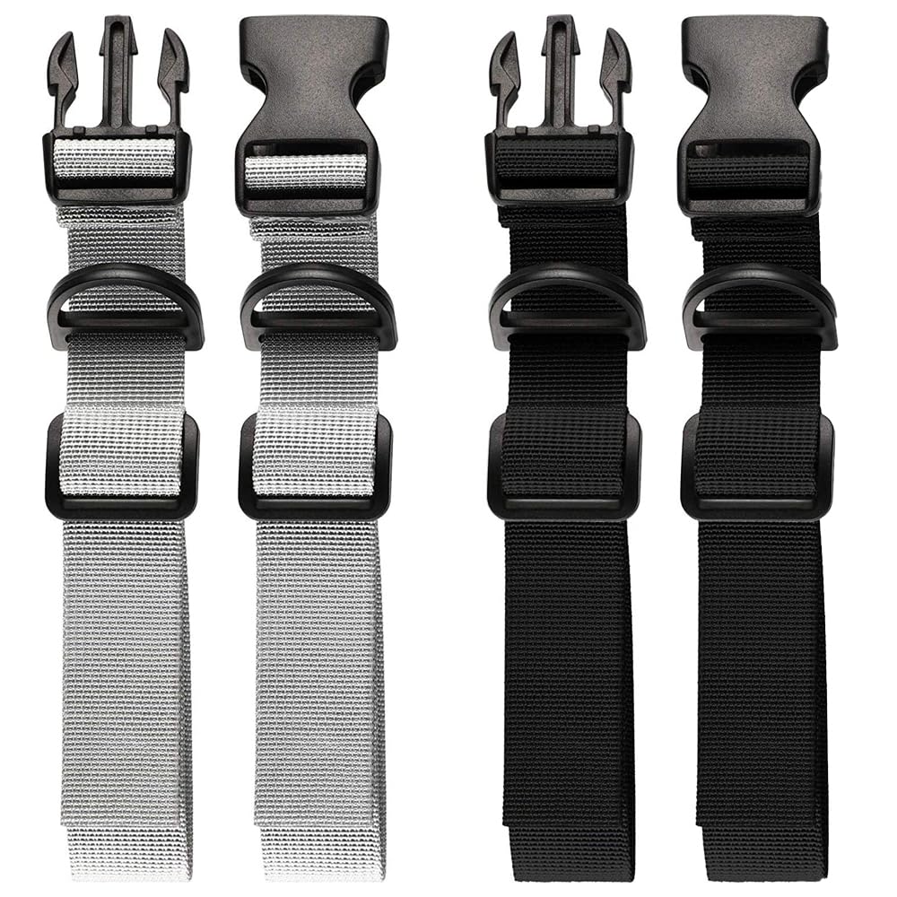 TRKETK 2 Pair Backpack Chest Strap, Rucksack Buckle Clips Quick Release Backpack Sternum Strap Adjustable Backpack Sternum Strap Nylon Rucksack Chest Strap for Jogging,Biking, Outdoor Hiking