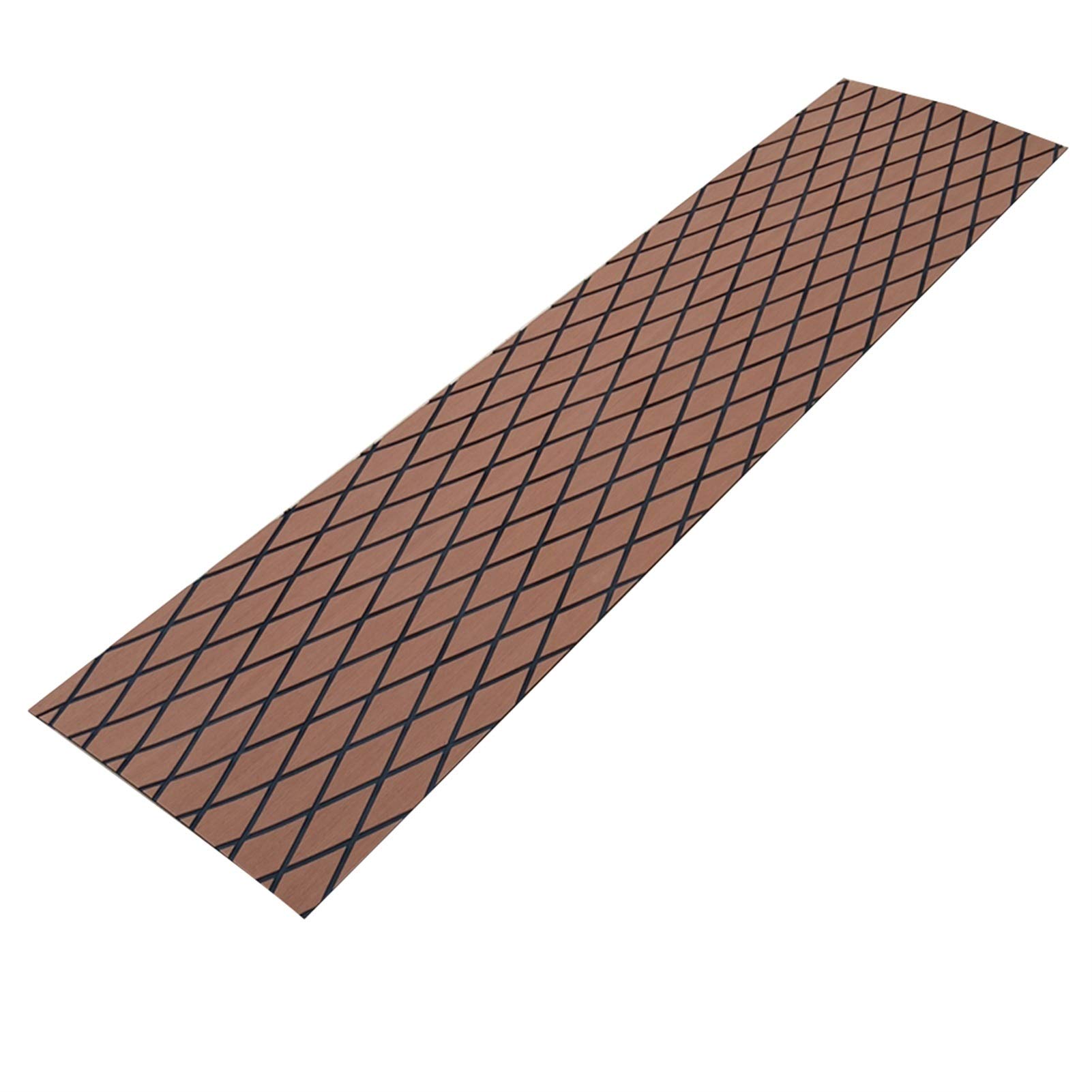 Surfboard Protection Bag 190x45cm EVA Foam Teak Sheet Yacht Surfboard Self Adhesive Mat Kayak Surfboards EVA Floor Mat Indoor and Outdoor Surfboard Storage (Color : Brown 190x45cm)