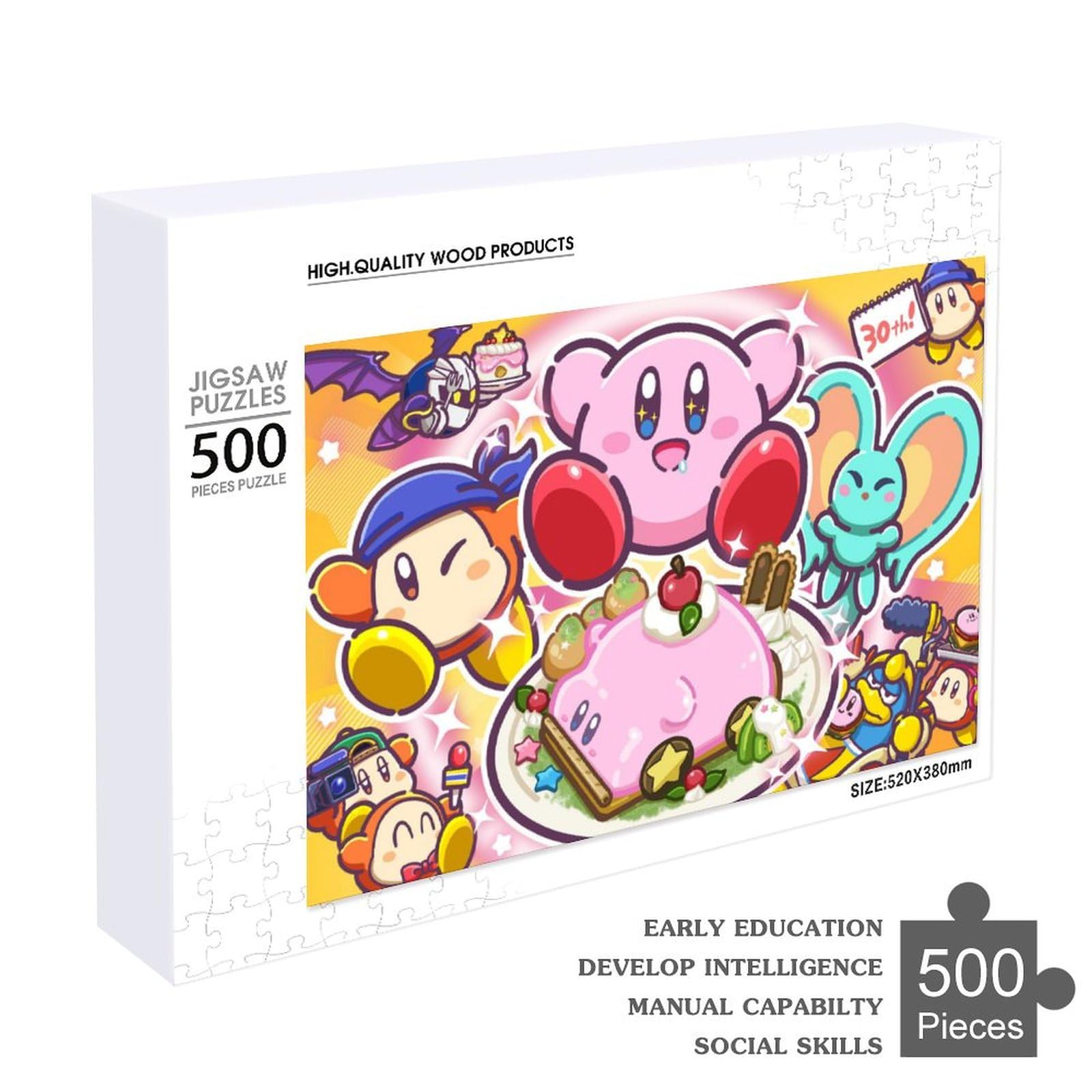 Amazon.co.jp: 星のカービィ ジグソーパズル 300/500/1000ピース 木製