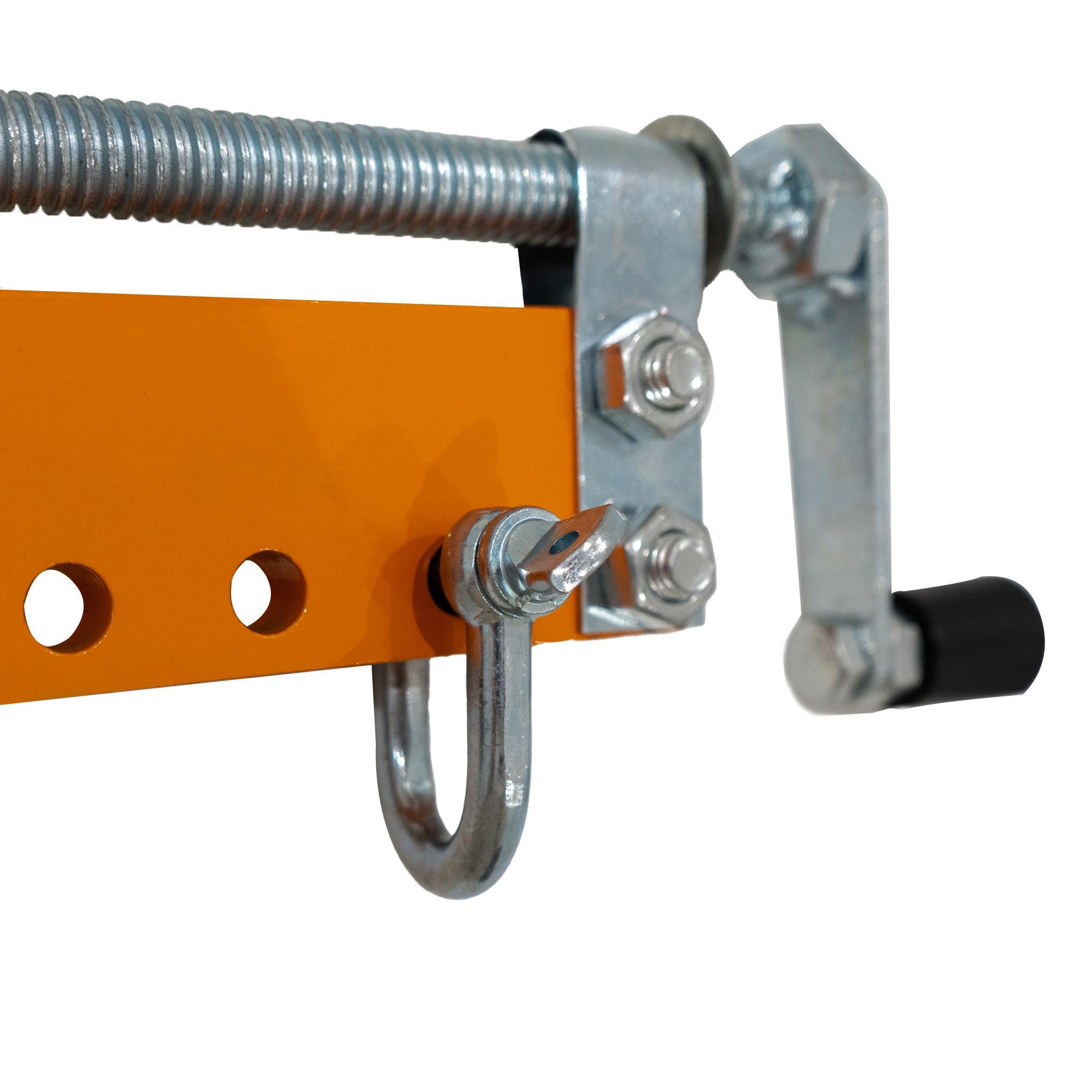 Set Grúa de Motor Capacidad 2 Toneladas + Equilibrador de Carga 900kg | Manilla de Bomba Hidráulica | 4 Posiciones de Brazo | Patas Plegables | Ruedas | Mango Ajustable p/afinar Centro de Gravedad