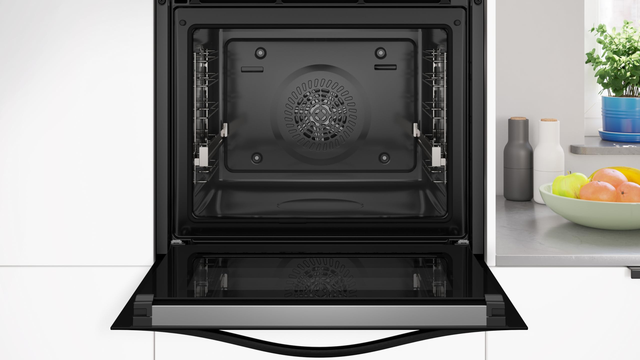 Balay - Horno con función vapor, 60 cm, Función AutoChef, Pirólisis, Aqualisis, Negro, 3HA5748N2.