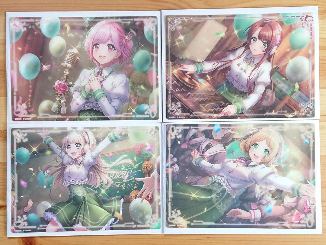 Amazon.co.jp: D4DJ Groovy Mix シート(横)4種 Lyrical Lily