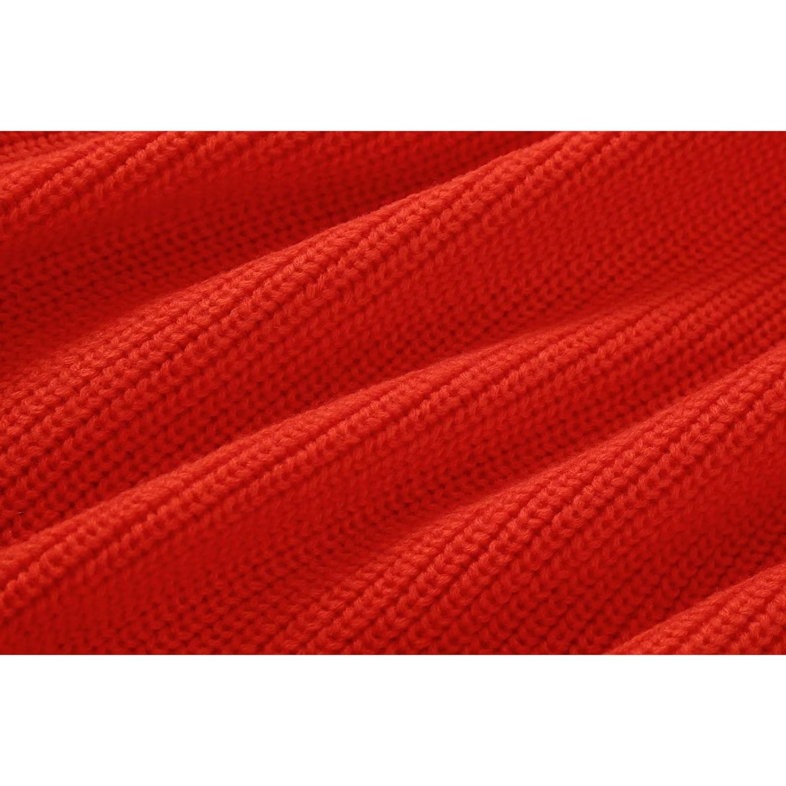 Vestido largo de punto rojo Cuello alto Vestidos de mujer Chic Lady Mangas largas Nuevas Mujeres Otoño Invierno Ropa