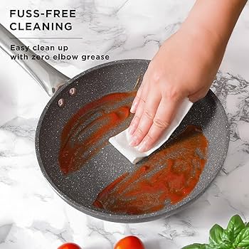 Batterie De Casseroles KASANOVA 9 Pièces - Acier Inox Et Aluminium - Compatible Induction