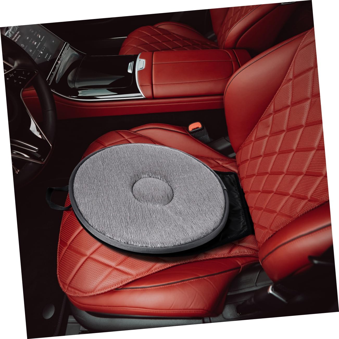 2pcs Rotating Car Seat Cushion Swivel Seat Pads for Driving Auto Cushions Eva Material