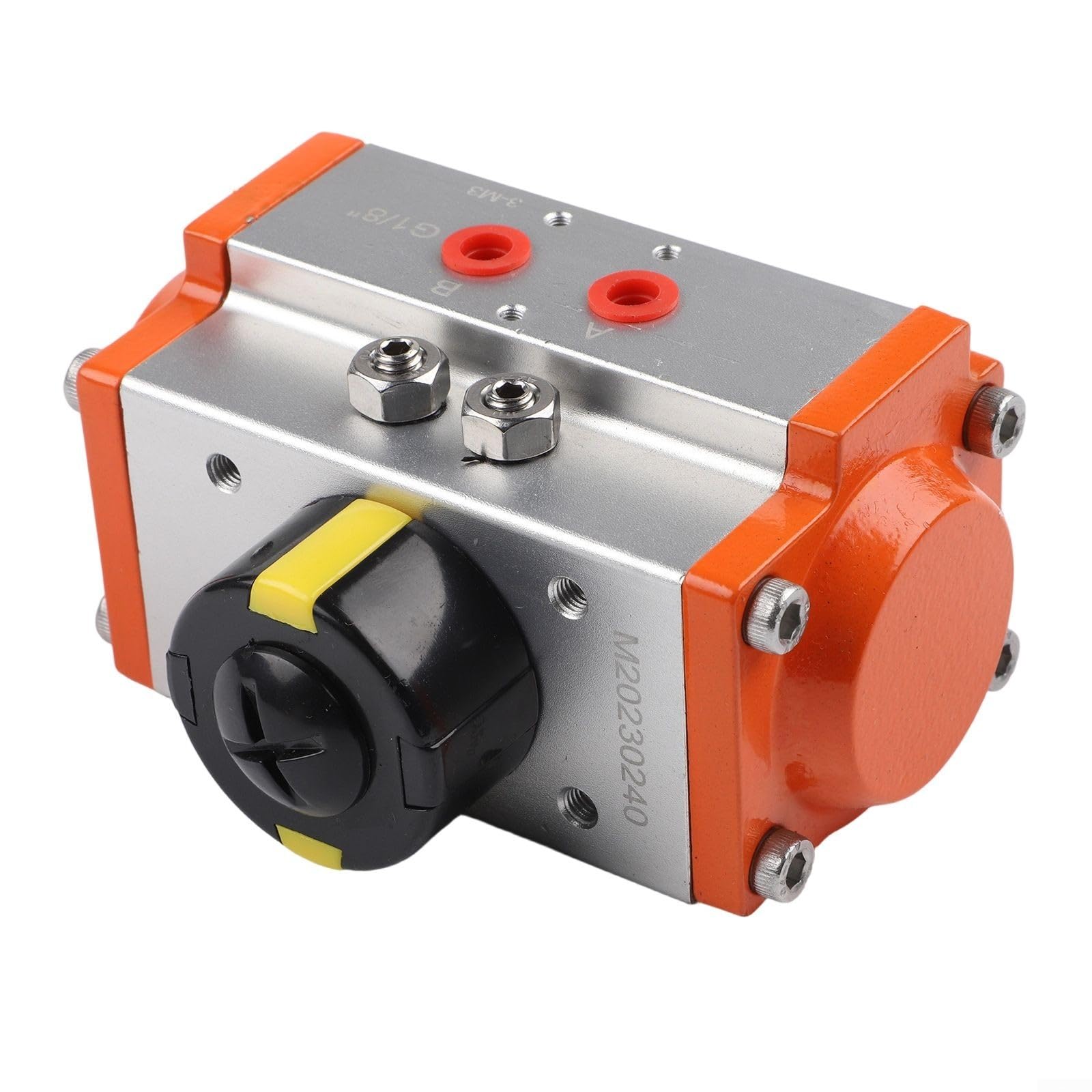Actionneur pneumatique AT40/AT52 pour robinets à boisseau sphérique rotatifs à double effet à 90° - Corps en aluminium, température ambiante de -20 °C à 80 °C, pression nominale de 0,3 à 0,7 MPa
