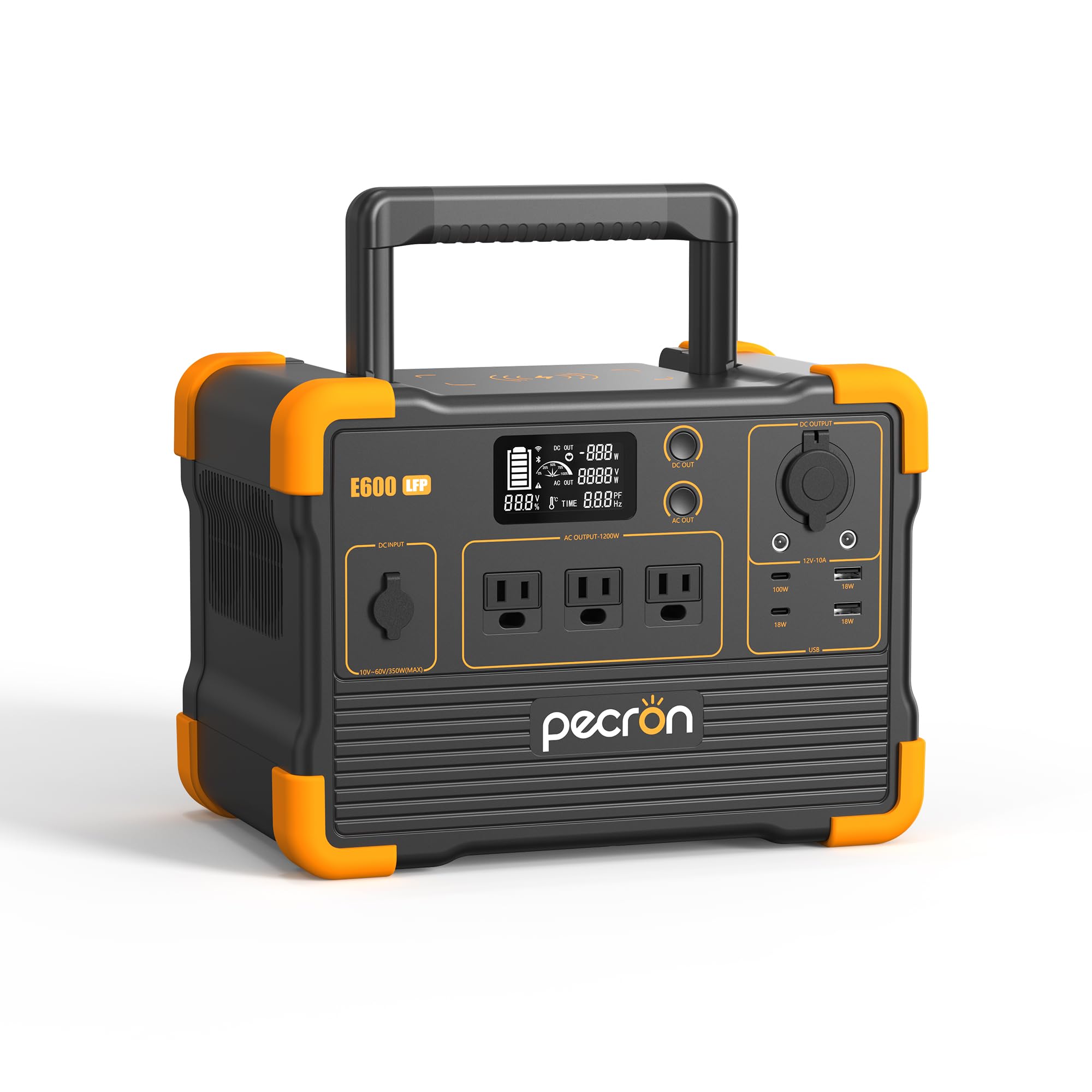 Amazon.co.jp: PECRON ポータブル電源 E600LFP リン酸鉄 1200W / 614Wh