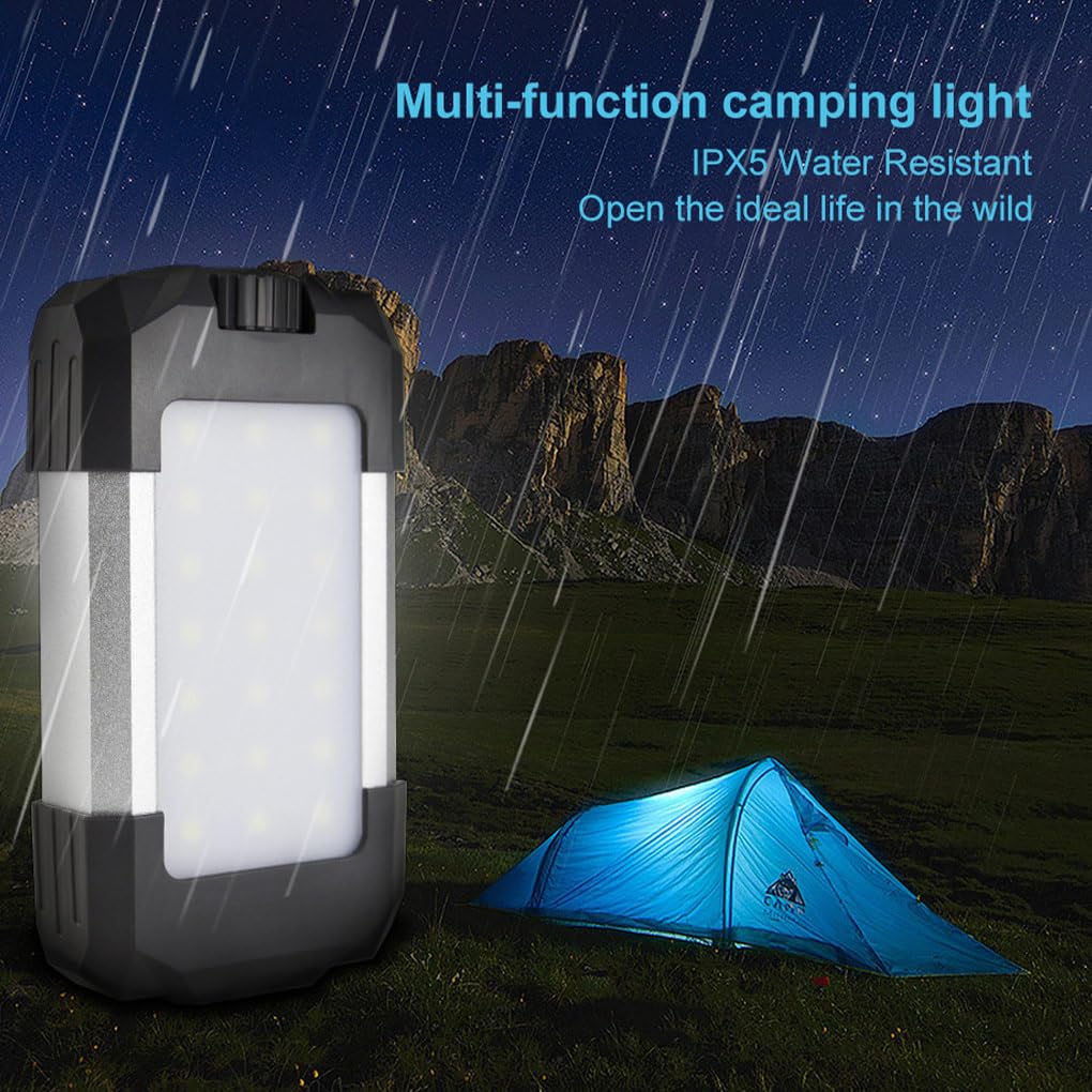 6000 mAh lampa kempingowa jasna lampa ładowalna regulowane światła awaryjne latarnia wodoodporna wiszący namiot na zewnątrz wędrówki