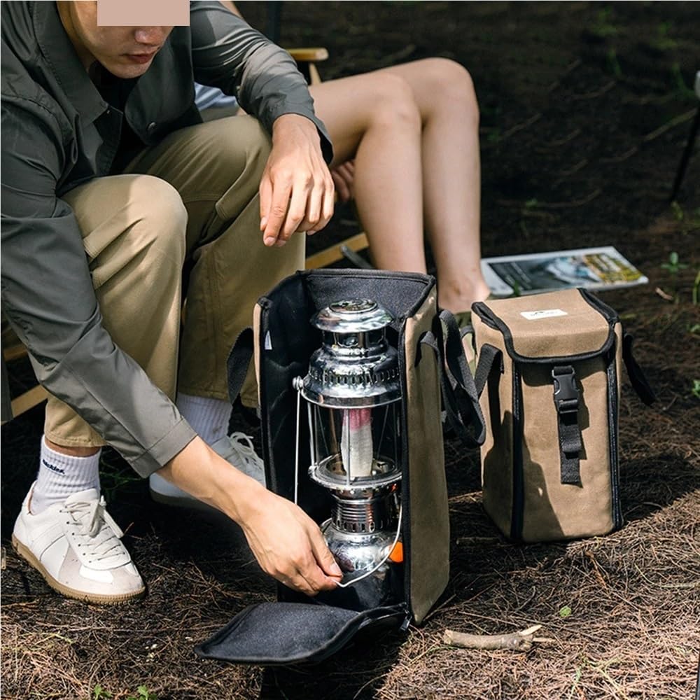 Lanterna portatile da campeggio borsa a cherosene lanterna borsa portaoggetti per esterni borsa impermeabile borsa per lampada da campeggio accessori da campeggio campeggio escursionismo