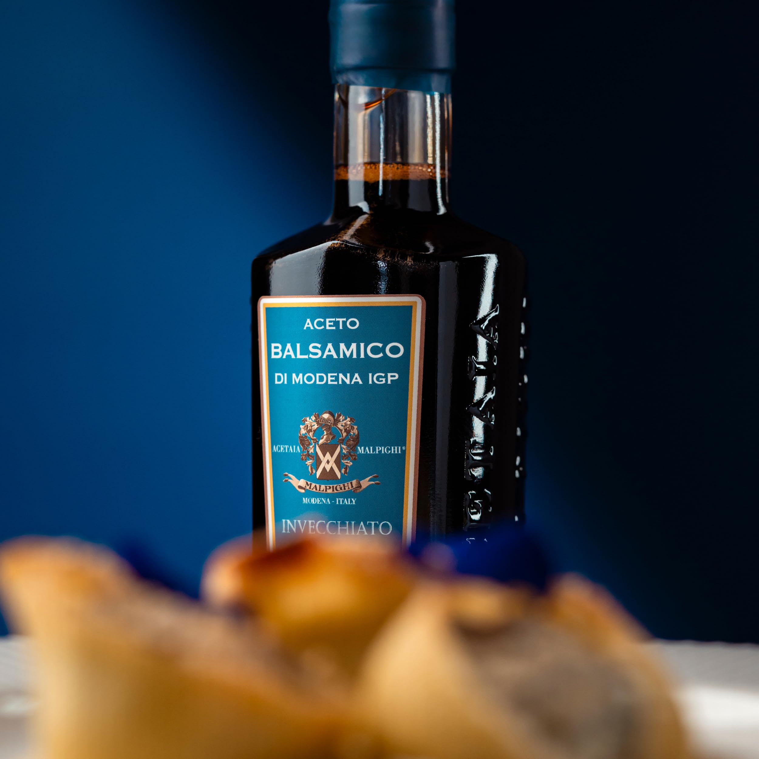 Acetaia Malpighi – Aceto Balsamico di Modena IGP Invecchiato – 250 ml – 100% Naturale Senza Caramello – Da Uve Tardive
