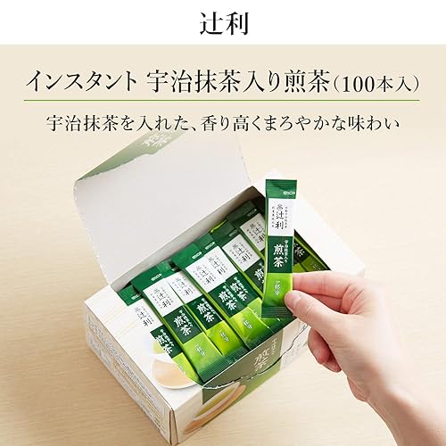 Miniatura 3 de TSUJIRI Té verde con té verde en polvo Instantáneo 100 Piezas