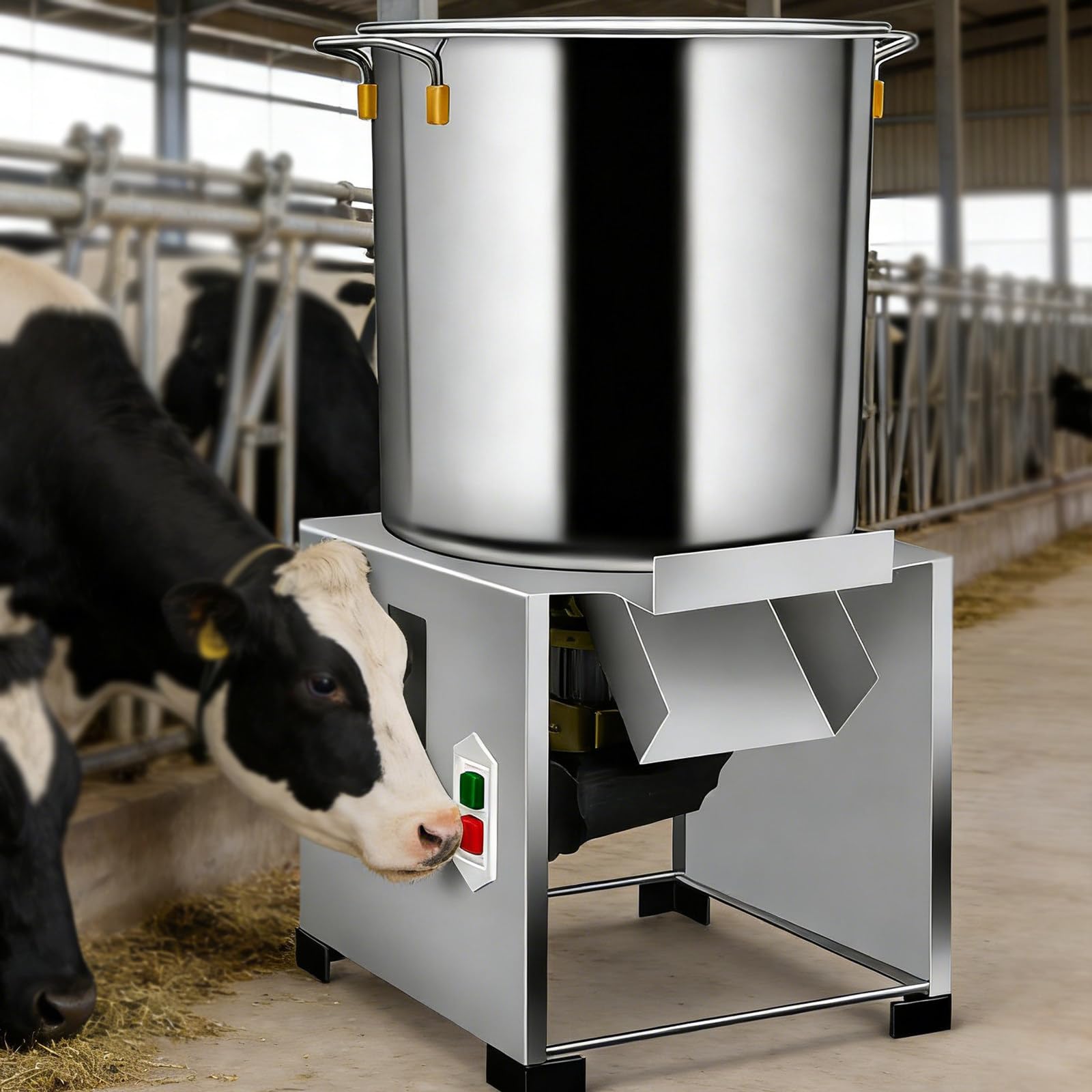 Robot Da Cucina Multifunzionale, Tritatutto Elettrico Professionale per Verdure, 3500 Giri/Min, Grattugia in Acciaio Inox, Per Mangimi per Animali, Verdure, Cereali, Arachidi, Zenzero E Aglio