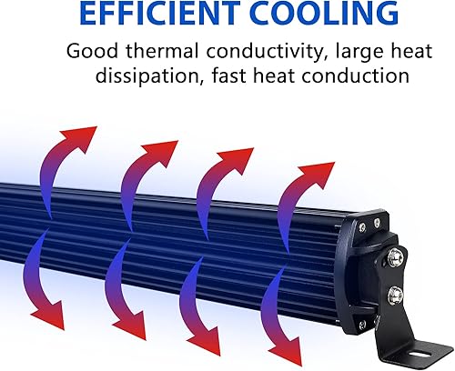 Miniatura 5 de Willpower Barra de luz LED curvada de 52 pulgadas, 675 W, combo de luces LED todoterreno con conector DT, arnés de cableado, luces de conducción,