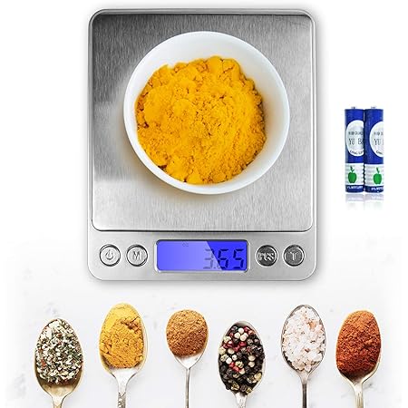 PARTYSAVING Smart Digital Multifunction Stainless Steel Jewelry & Kitchen Food Scale, APL1358