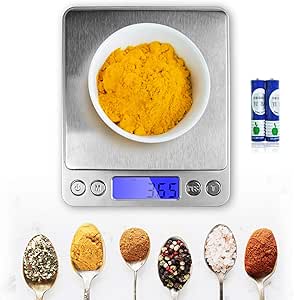 PARTYSAVING Smart Digital Multifunction Stainless Steel Jewelry &amp; Kitchen Food Scale, APL1358