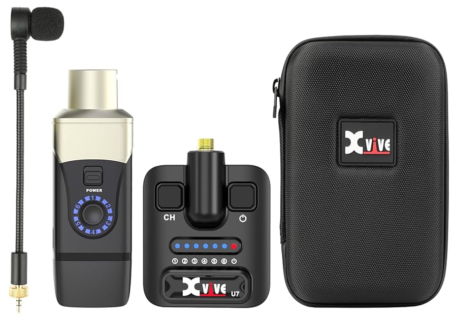 Xvive U7 サックス・トランペット用ワイヤレスシステム ピンマイク Xvive U7(サックス＆トランペット用ワイヤレスシステム