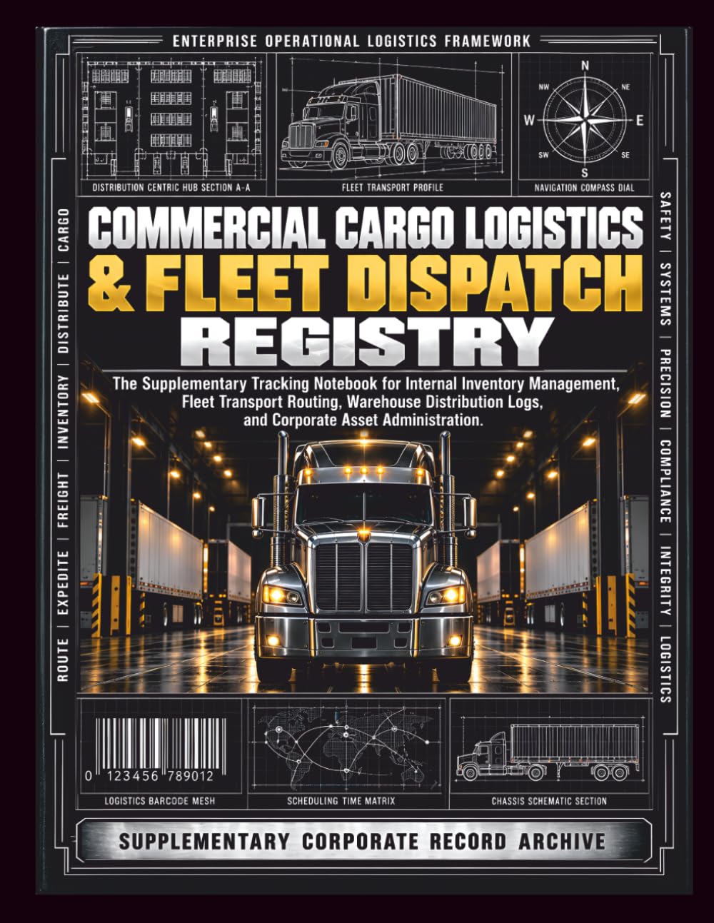 Commercial Cargo Logistics & Fleet Dispatch Registry: Interstate Haulage Manifest, Multi-Drop Distribution Matrix, Reefer Thermal Audits, Mileage Ledger