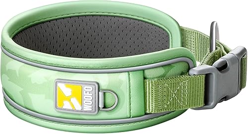 Collar de perro de alta calidad, súper ajustable para todas las razas, hebilla de liberación rápida, acolchado extra suave y ampliado y diseño de