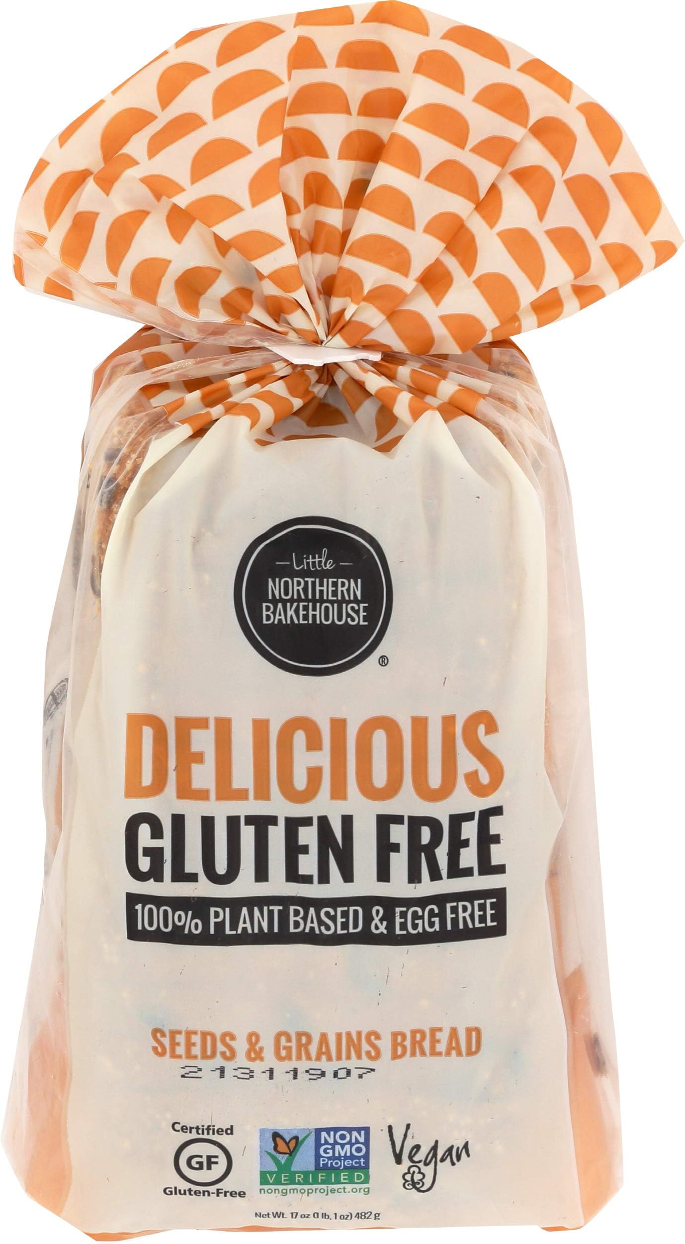 Seeds and Grains Bread, 17 Ounce -- 6 per case.