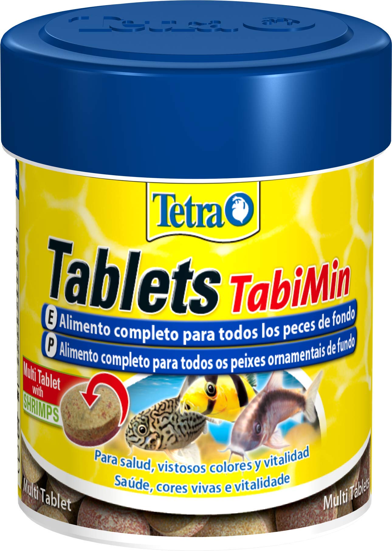 Tetra TabiMin Alimento básico para peces tímidos y de fondo, de diferentes tamaños