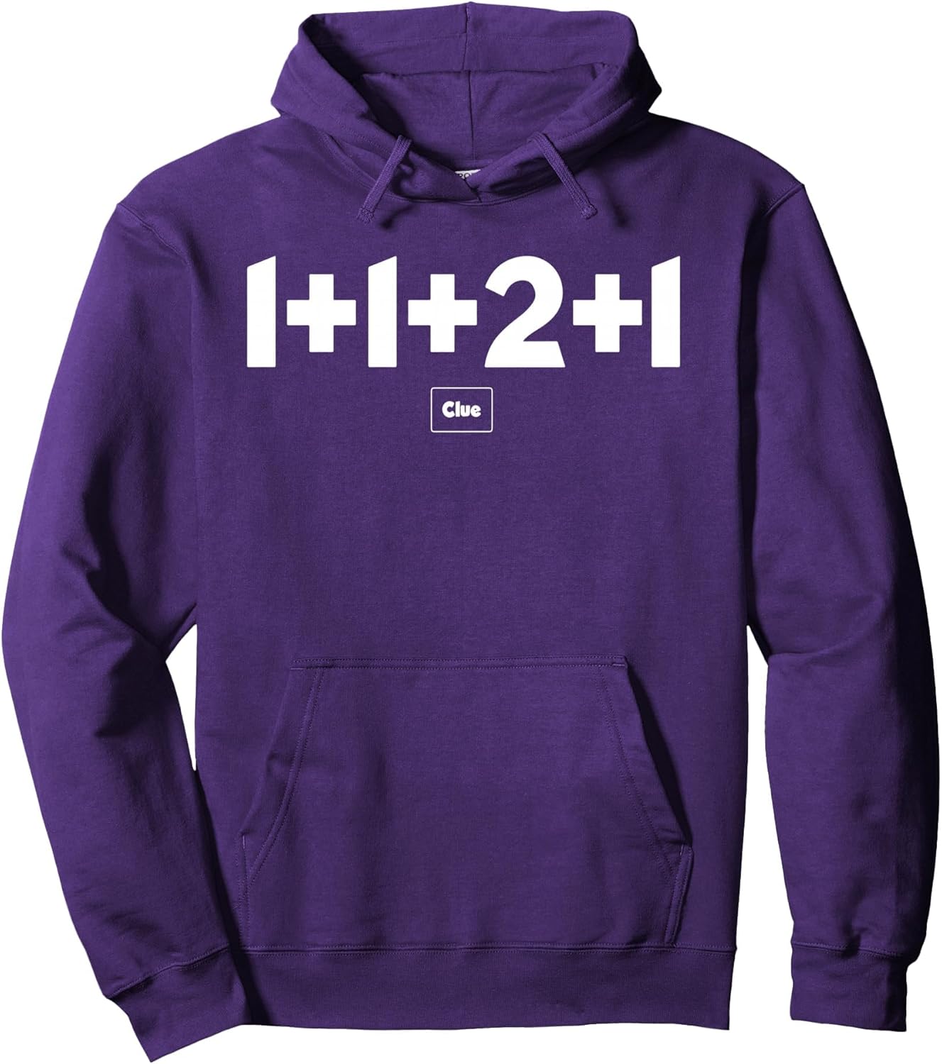 Funny A Clue - White 1980s For Men Women Pullover Hoodie