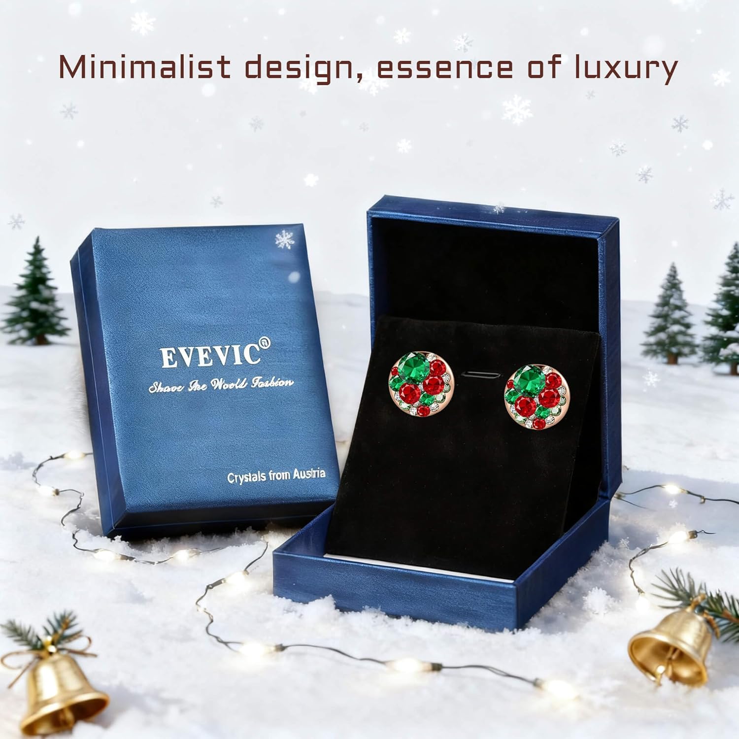 Multicolored Austrian Crystal Rhinestone Stud Earrings for Women Fashion S925 Sterling Silver Hypoallergenic Jewelry - Image 7