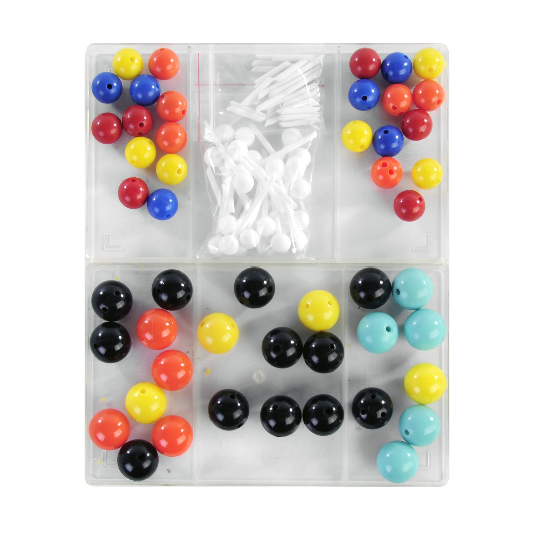 GSC International 1864 Molecular Model 154-Piece Student Kit - Includes 74 Atoms & 80 Links for Chemistry & Biology Education, STEM Science Experiments, Molecular Structure Kit for Students, Classroom