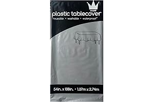 ROYAL7 Silver Tablecloths for Parties