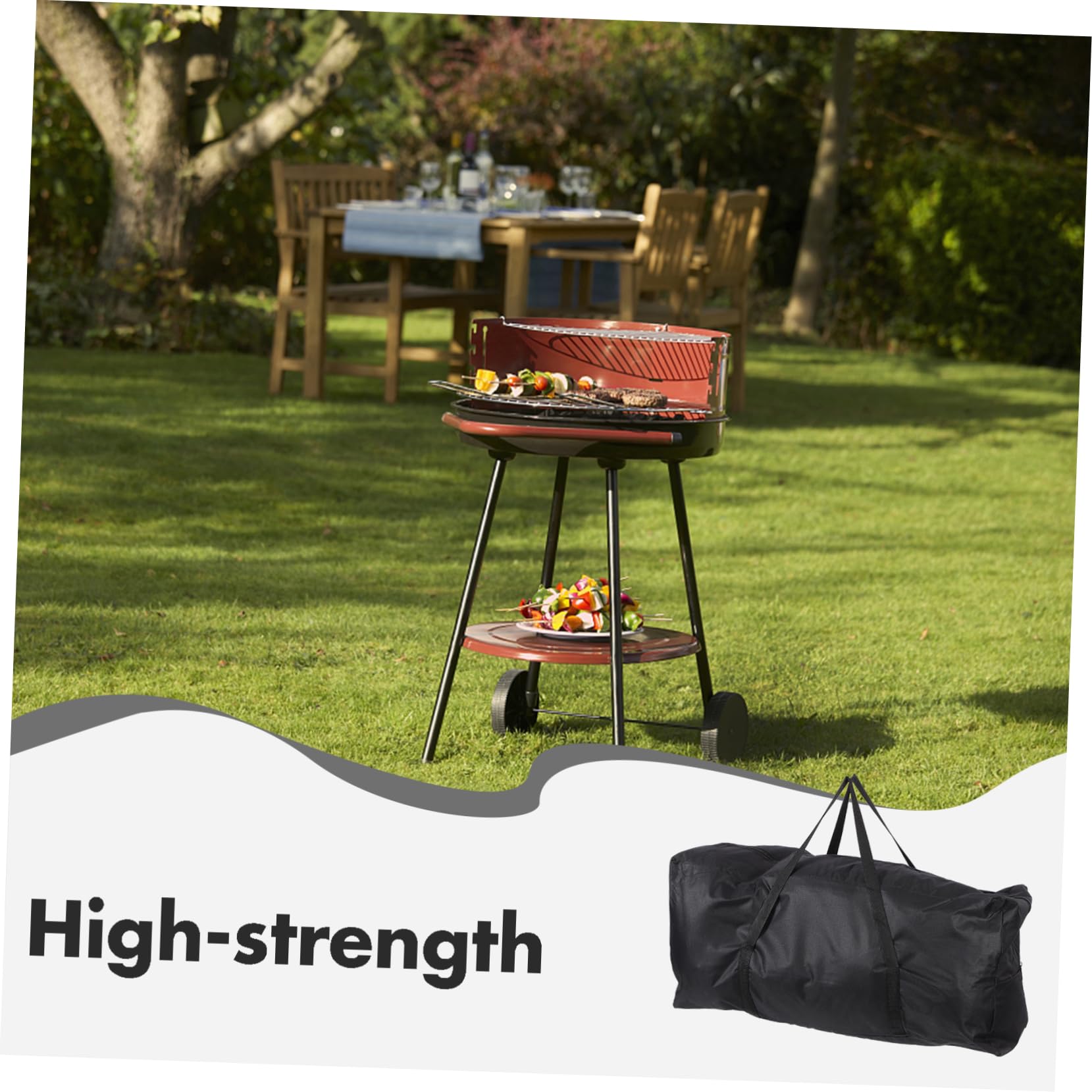 Hemobllo 3piezas Organizador De Para Camping y Barbacoa Bolsa De Almacenamiento De Resistente y Práctica