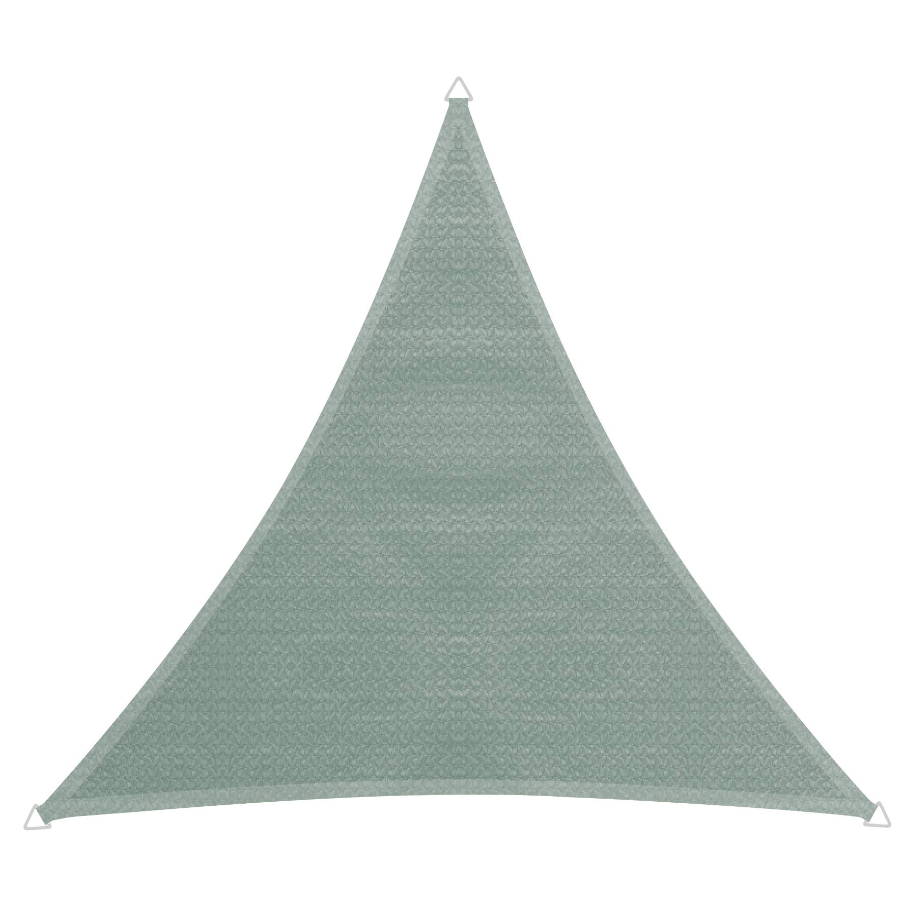 Windhager Sonnensegel Capri Dreieck 5 x 5 m (gleichschenkelig), Sonnenschutz für Garten & Terrasse, UV- und witterungsbeständig, Olive