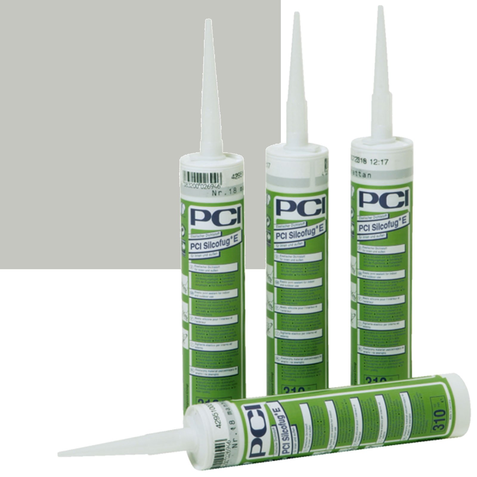Silicona PCI silcofug S cat82b 310 ml, Gris