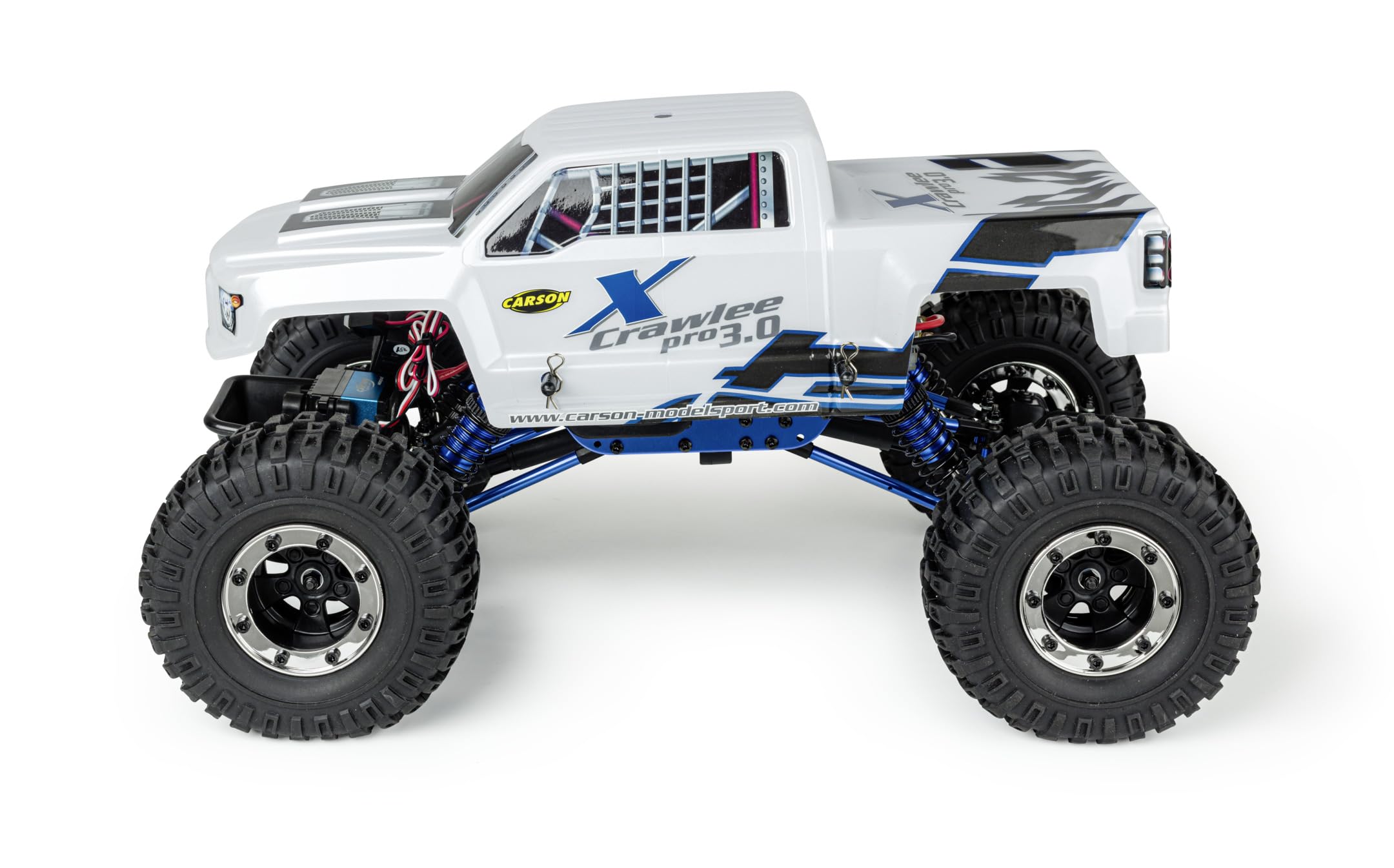 Carson 500404315 1:10 X-Crawlee Pro 3.0 100% RTR - Samochód RC, gąsienica RC, samochód terenowy, gąsienica zdalnie sterowana