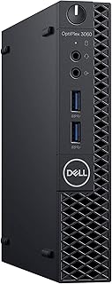 Dell X8PW0 Desktop Computer - OptiPlex 3000 3060 Intel Core i3 8th Gen i3 8100T 3.10 GHz 8 GB RAM DDR4 SDRAM 500 GB HDD Micro PC Windows 10 Pro 64 bit English Keyboard (Renewed)