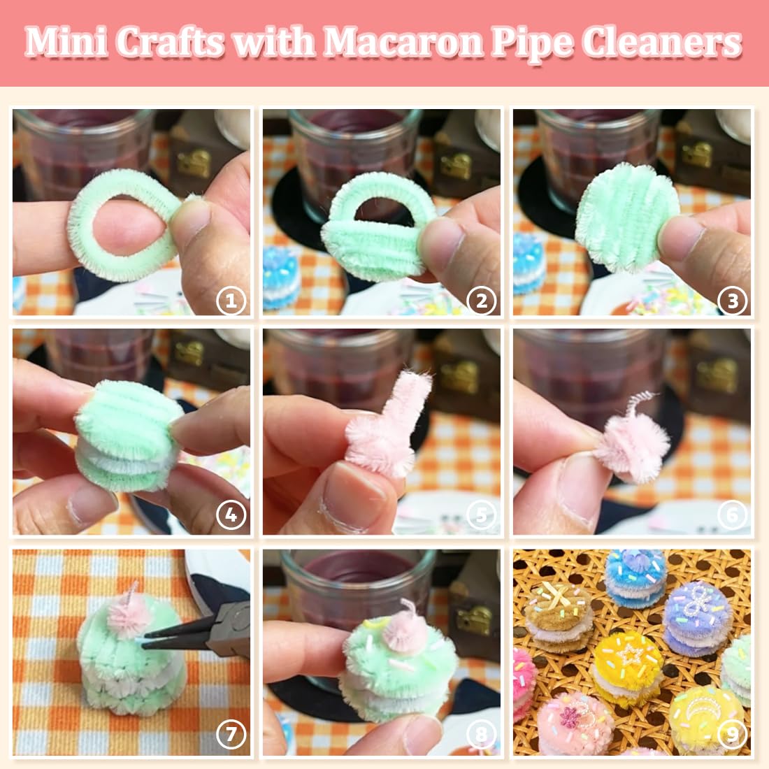 Amazon.com: GAGANIU 200pcs Pipe Cleaners, Chenille Stems in