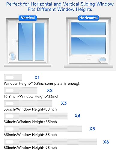 Miniatura 7 de Toutgood Kit de ventilación de aire acondicionado portátil con manguera de escape de 80 pulgadas de largo, 5.9 pulgadas de diámetro, 15 piezas de