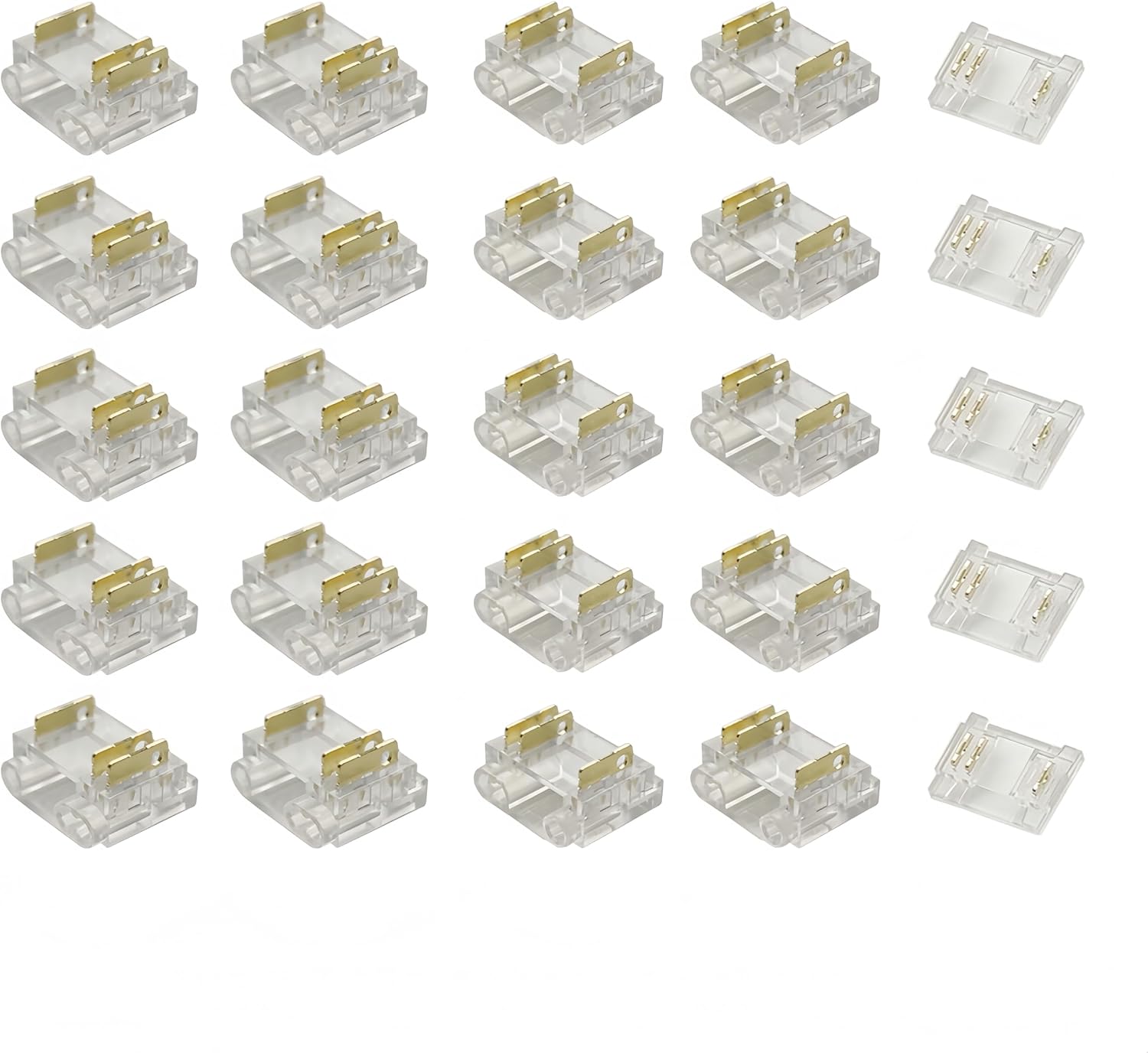 12mm 3-Pin COB LED Strip Wire Connector Solderless