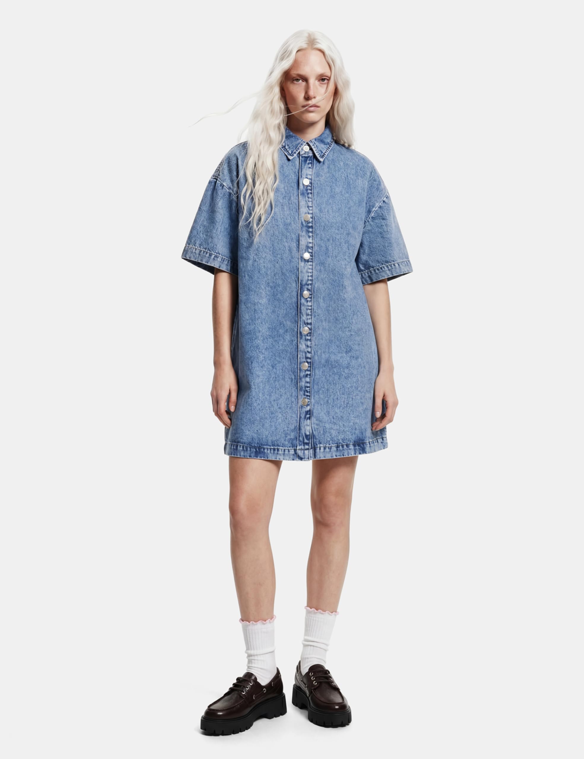 PIECES Female Midikleid PCSKY A-Silhouette Denim | Mini dress