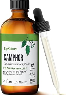 UpNature Camphor Essential Oil - 100% Natural & Pure , Undiluted, Premium Quality Aromatherapy Oil – Boost Circulation, So...