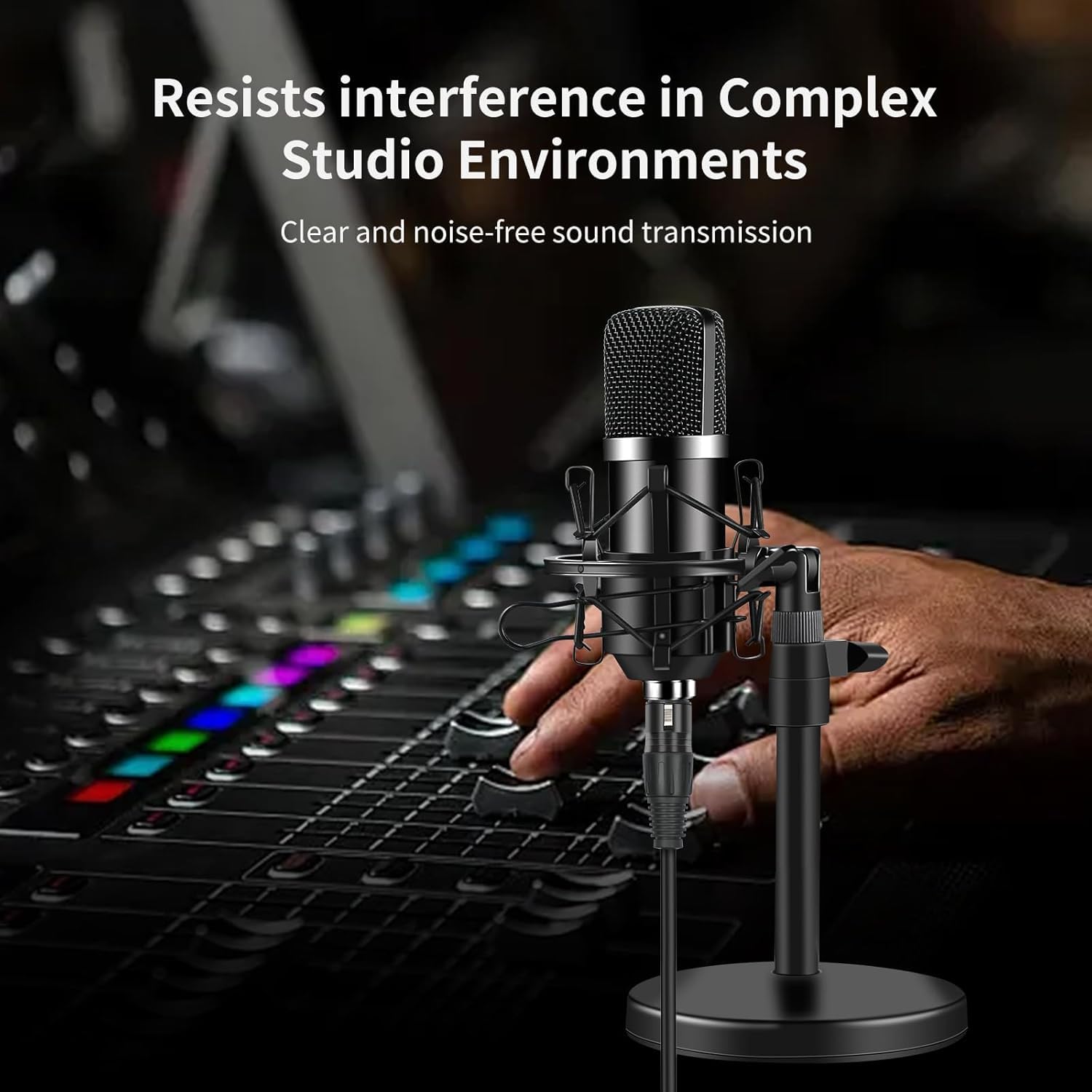 Confezione da 2 cavi audio professionali bilanciati da XLR femmina a femmina, 10 m, con connettori placcati in oro e rame privo di ossigeno, per sistemi di studio, palcoscenico, PA