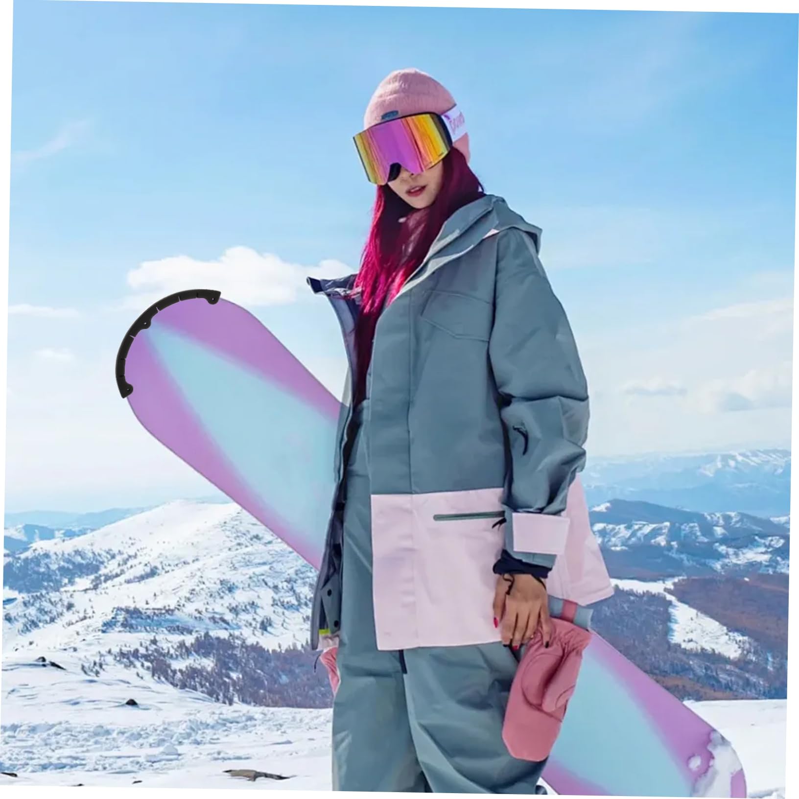 Funda Protectora para Tabla de Snowboard Y Patineta para Mujeres Y Hombres Protector de Borde para Tabla de Skate Protector de Punta de Esquí Fundas para Tabla de Skate Accesorios