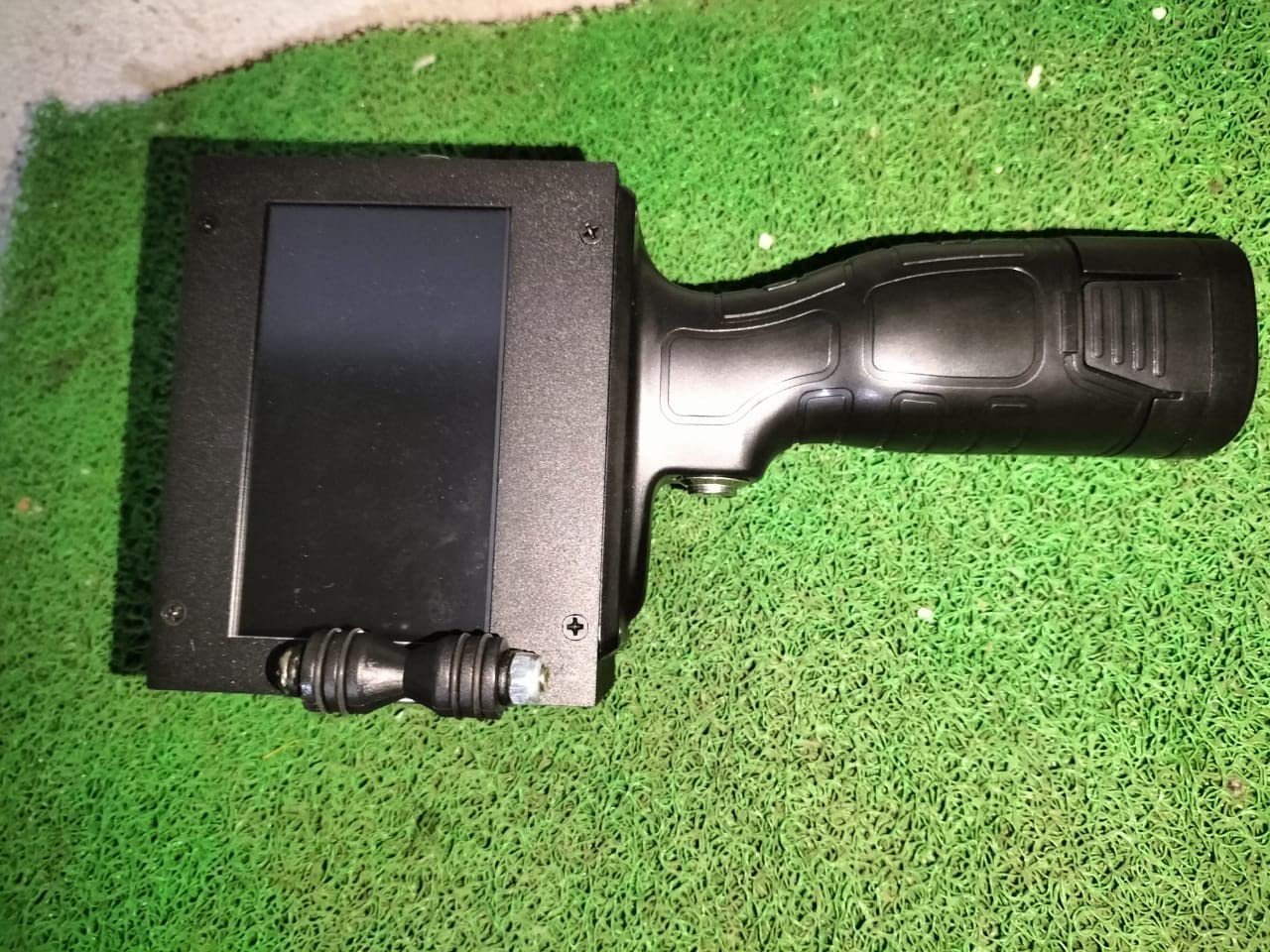 SGCE™ Metal Inkjet Printer | TIJ 2.5 Thermal Foaming Handheld Manual Touch Screen | Barcode & QR Code Inbuilt | USB Storage Support Heavy Duty Model | Include Black Ink Cartridge | 1500m AH Capacity 2
