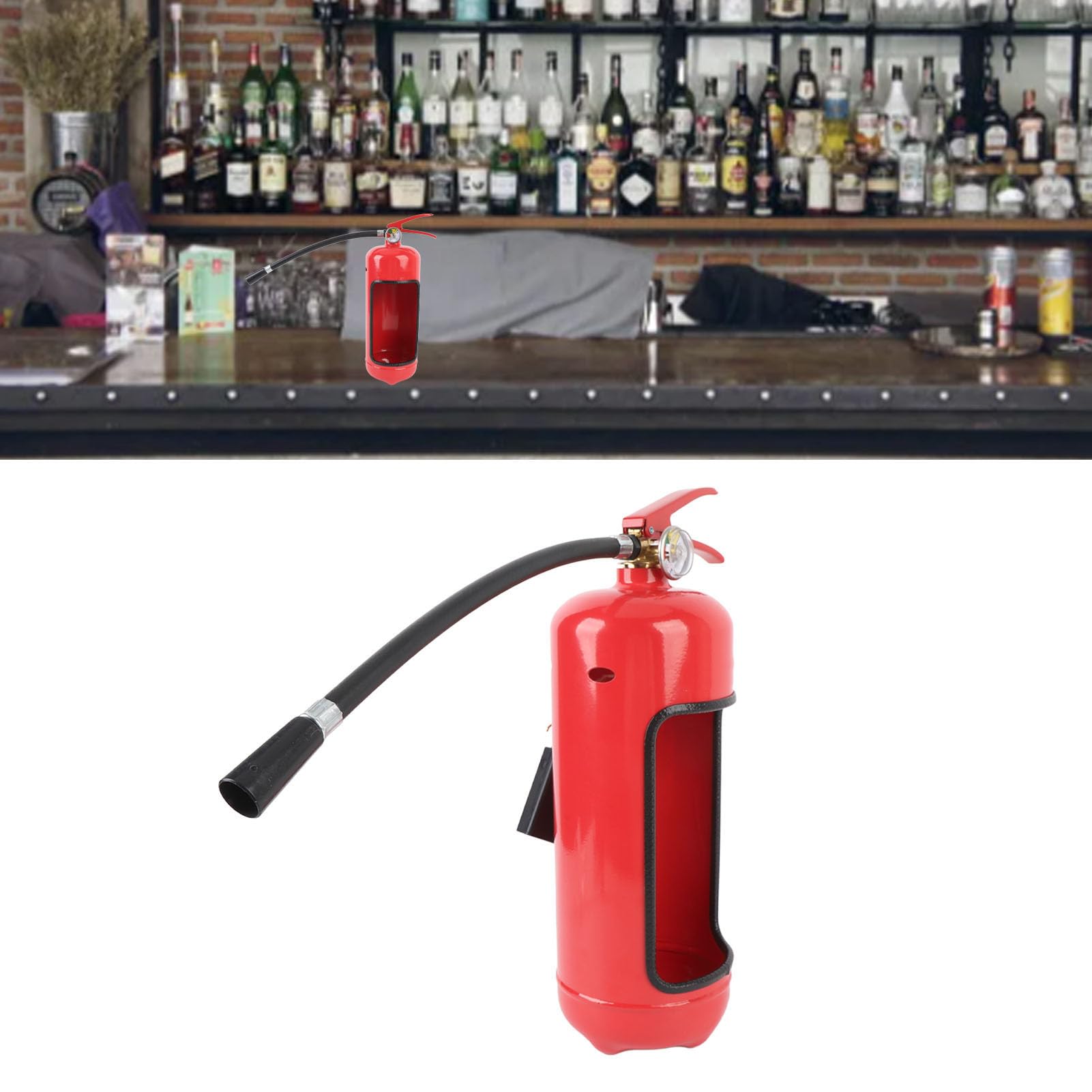 Gaśnica stojak na wino dekoracyjne żelazo - tacka na wino