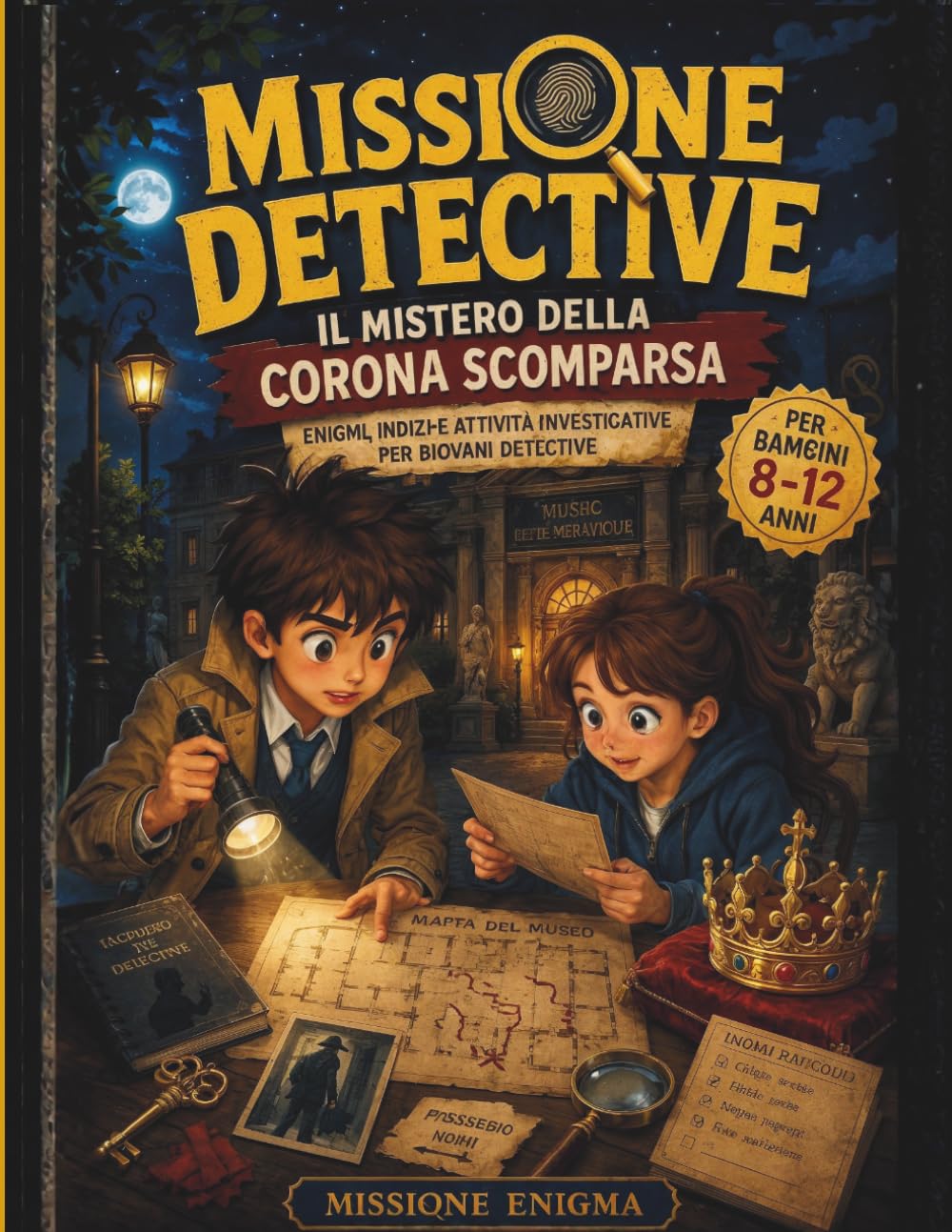 MISSIONE DETECTIVE – IL MISTERO DELLA CORONA D'ORO: Il tuo bambino riuscirà a risolvere il mistero?