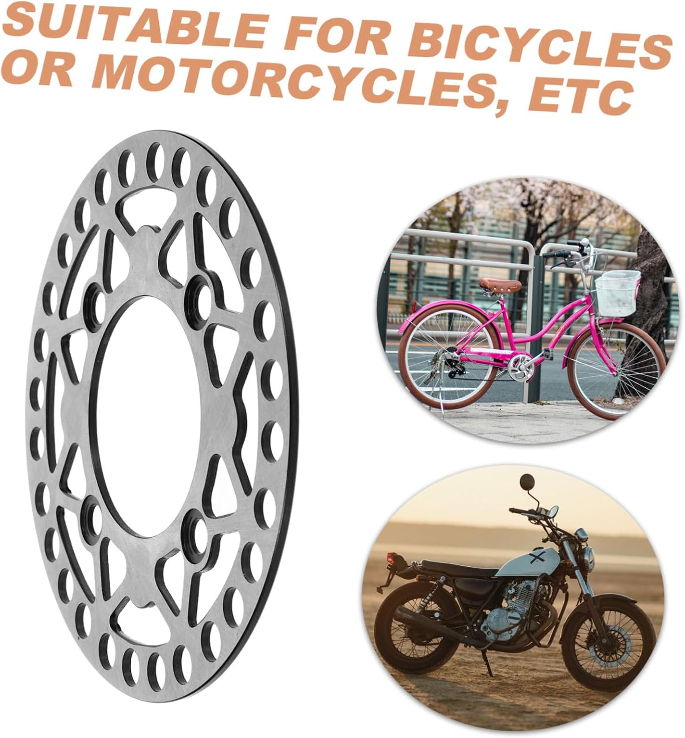 Brake Disc Rotor Disk for Mini Bikes Easy Install and Enhanced Performance