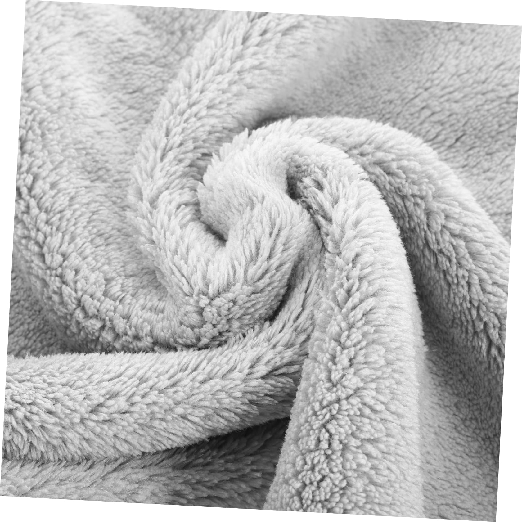 Beaupretty Fleece Hair Towel for Rapid Drying Absorbent Beauty Salon Towel for Makeup Facials Soft Non Shedding Hair Wrap