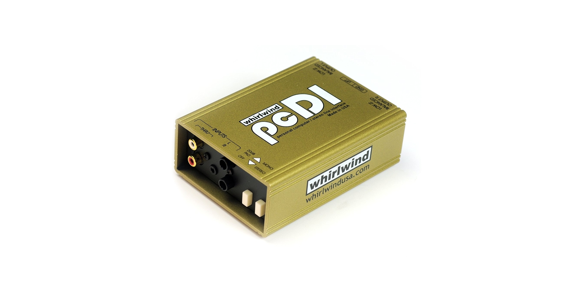 whirlwind pcDI ステレオダイレクトボックス Amazon.com: Whirlwind pcDI Direct Box for Interfacing