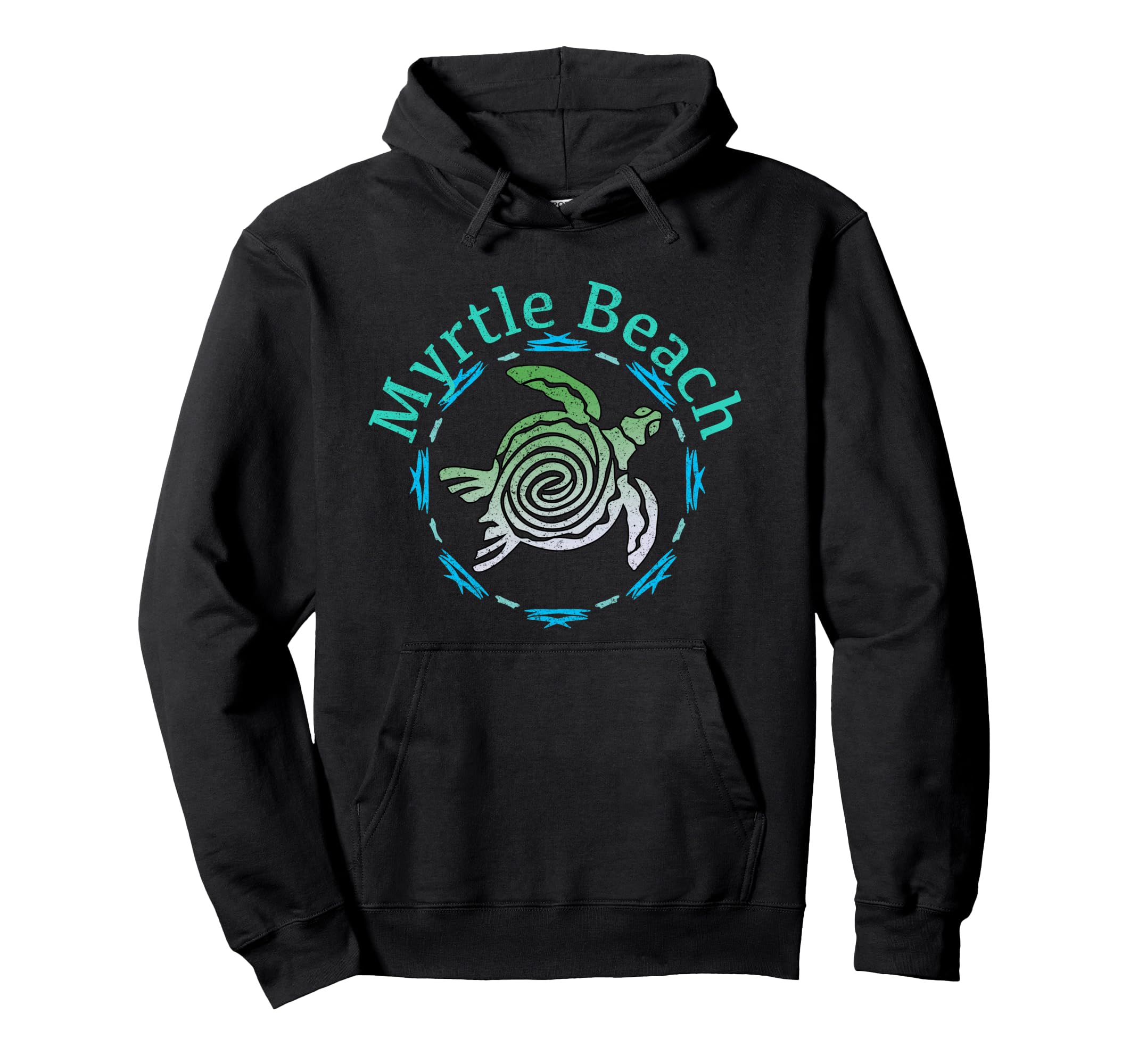 Myrtle Beach Tee Vintage Tribal Turtle Gift Pullover Hoodie