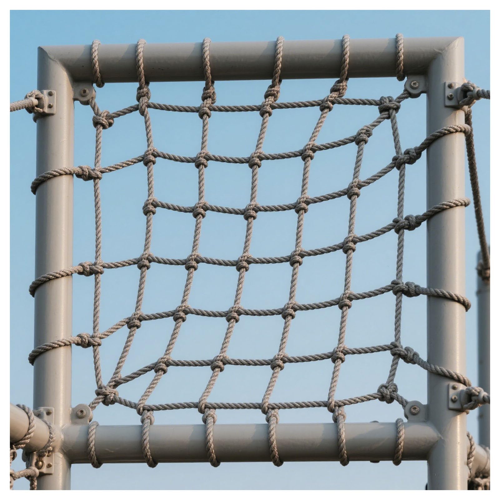 Ciężka siatka wspinaczkowa dla - Outdoor Safety Cargo Line do zestawów huśtawkowych, plac zabaw Treehouse - 100 x 100 cm trwały sprzęt do zabawy na przygody na podwórku