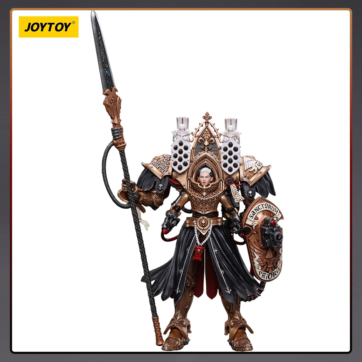 JOYTOY Warhammer 40k Adepta Sororitas Abbess Sanctorum Morvenn Vahl 1/18 Action Figure Collect and Display Model